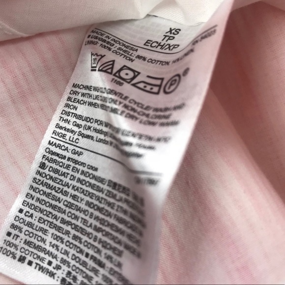 New GAP Women’s Casual Mini Striped Print White Lined Skirt Size XS - Picture 7 of 7